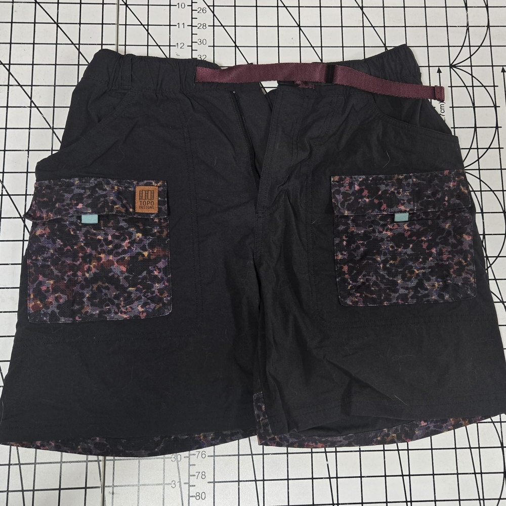 Topo Designs River Shorts (M) (Black/ Meteor)